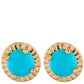 Pendientes de Oro con Turquesa Bella Durmiente