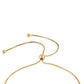 Pulsera de Plata Bañada en Oro con Diamante Azul