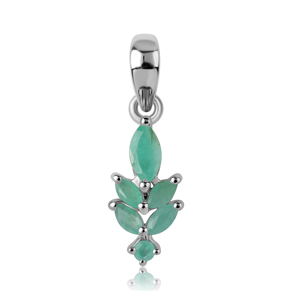 Colgante de Plata con Esmeralda de Brasil 1 