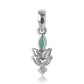 Colgante de Plata con Esmeralda de Brasil