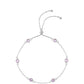 Pulsera de Plata con Amatista Rosa de Francia