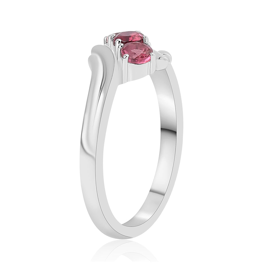 Anillo de Plata con Rubelita de Cruzeiro 2 