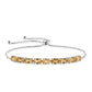 Pulsera de Plata con Citrino