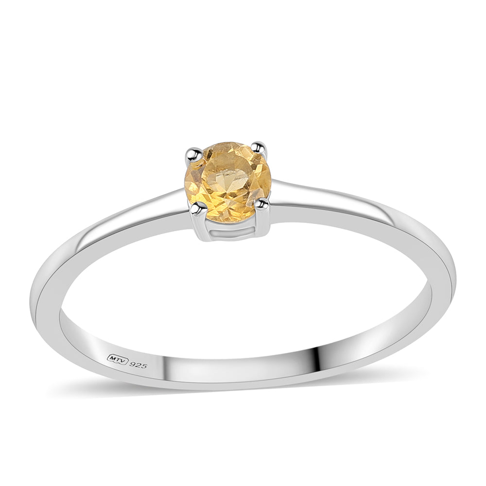 Anillo de Plata con Citrino 1 