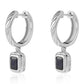 Pendientes de Plata con Zafiro Azul Australiano
