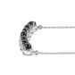 Collar de Plata con Ópalo negro medianoche Lega Dembi de Ëtiopía