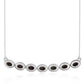 Collar de Plata con Ópalo negro medianoche Lega Dembi de Ëtiopía