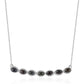 Collar de Plata con Ópalo negro medianoche Lega Dembi de Ëtiopía