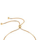 Pulsera de Plata Bañada en Oro con Diamante Verde