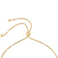 Pulsera de Plata Bañada en Oro con Lolita y Topacio Blanco