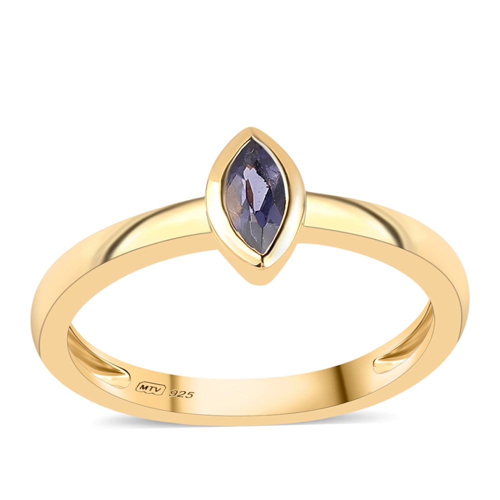 Anillo de Plata Bañada en Oro con Lolita 1 