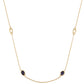 Collar de Plata Bañada en Oro con Lolita