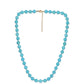 Conjunto de Plata Bañada en Oro con Turquesa Bella Durmiente ( Collar +Pulsera )