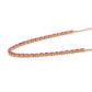 Collar de Plata Bañada en Oro con Rubí de Mozambique