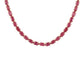 Collar de Plata Bañada en Oro con Rubí de Mozambique