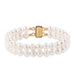 Pulsera de Plata Bañada en Oro con Perla blanca de agua dulce