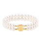 Pulsera de Plata Bañada en Oro con Perla blanca de agua dulce