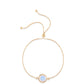 Pulsera de Plata Bañada en Oro con Piedra de Luna de arcoiris AA