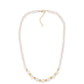 Collar de Plata Bañada en Oro con Perla blanca de agua dulce