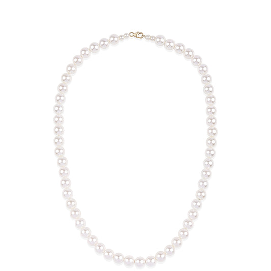 Collar de Oro 9K con Perla blanca de agua dulce
