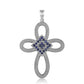 Colgante de Plata con Zafiro Azul Australiano