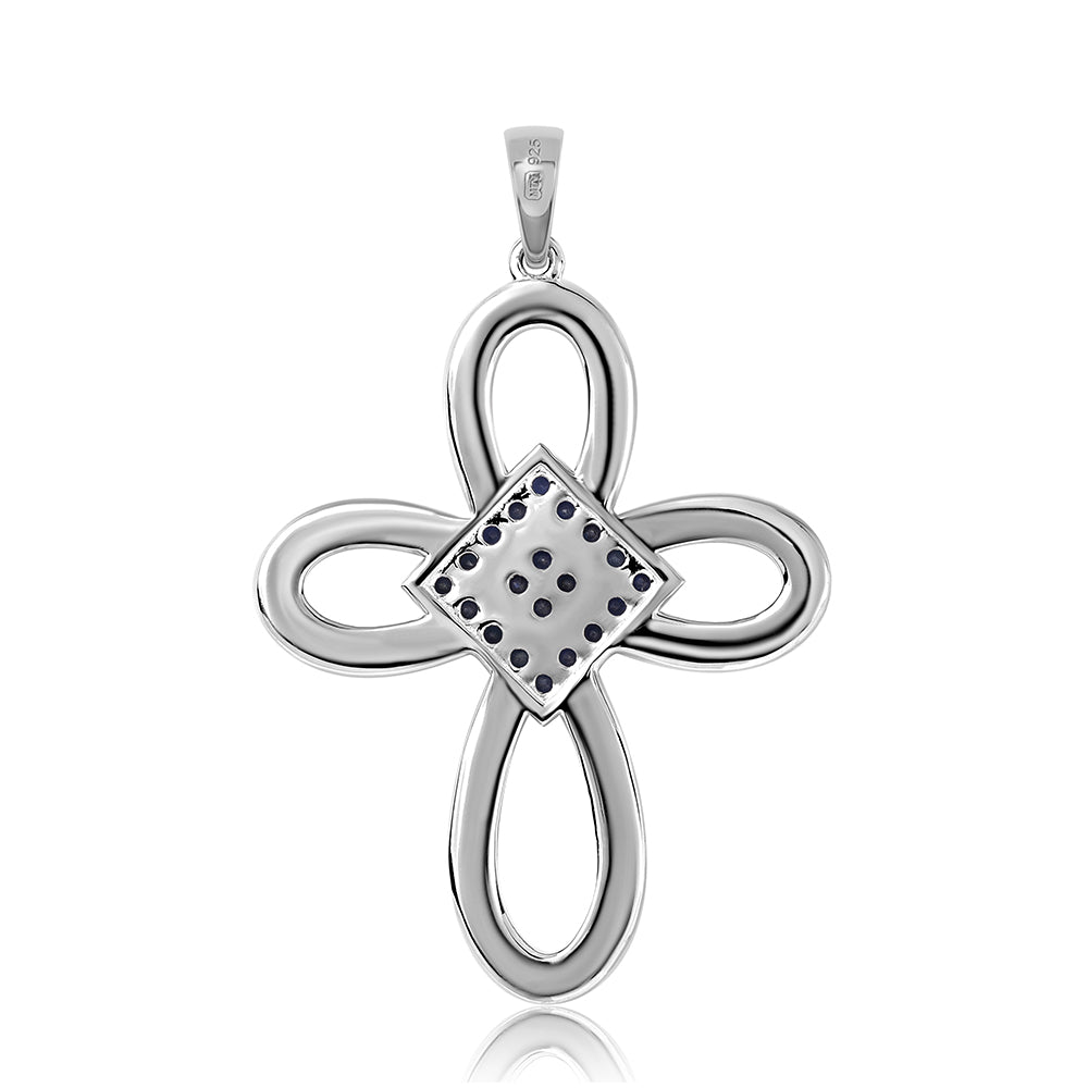 Colgante de Plata con Zafiro Azul Australiano 3 