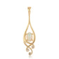 Colgante de Plata Bañada en Oro con Ópalo Etíope de Lega Dembi y Topacio Blanco