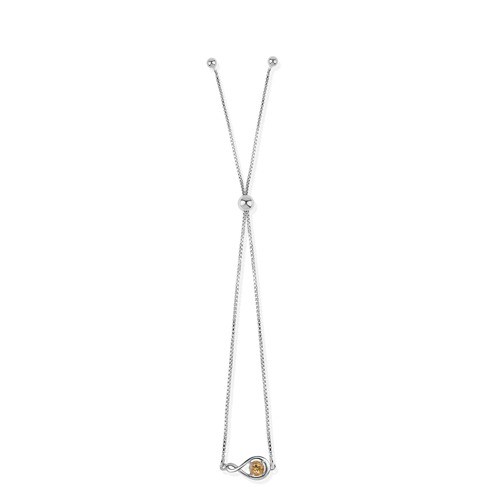 Pulsera de Plata con AA Citrino de Brasil 3 
