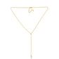 Collar de Plata Bañada en Oro con Perla de Agua Dulce Crema