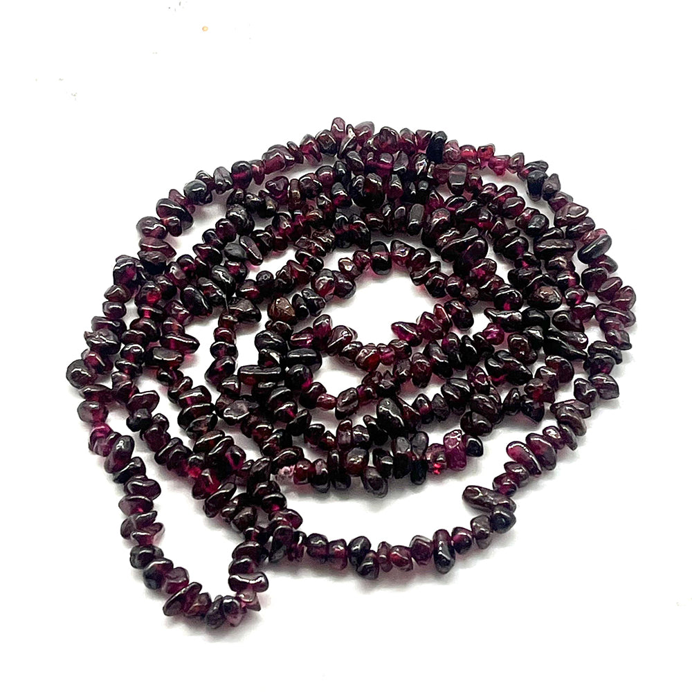 Collar Cuenta con Granate rojo