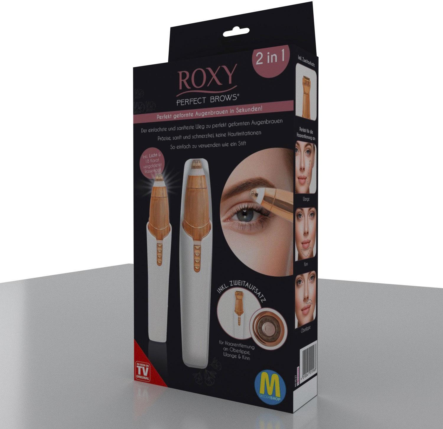 Roxy Perfect Brows, moldeador de cejas y depilador facial 2 en 1 3 