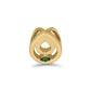Colgante de Plata Bañada en Oro con Diamante Verde