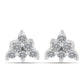 Pendientes de Plata con Diamante blanco