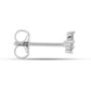 Pendientes de Plata con Diamante blanco