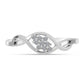 Anillo de Plata con Diamante blanco