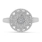 Anillo de Plata con Diamante blanco