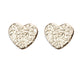 Conjunto de Aleación Bañado en Oro con Perla y Cristal Emporia® Blanco ( Pendientes )