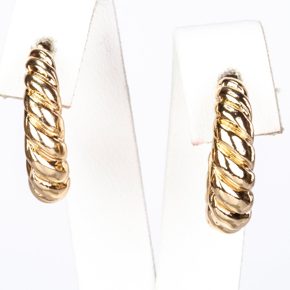 Conjunto de Aleación Bañado en Oro con Perla y Cristal Emporia® Blanco ( Pendientes ) 9 