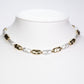 Conjunto de Aleación Bañado en Oro ( Collar +Pulsera )