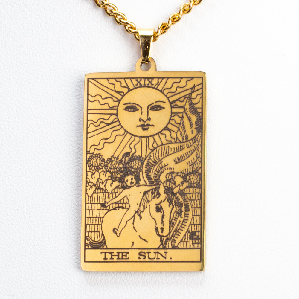 Collar de Aleación Bañado en Oro ( Collar +Colgante ) 1 