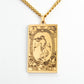 Collar de Aleación Bañado en Oro ( Collar +Colgante )
