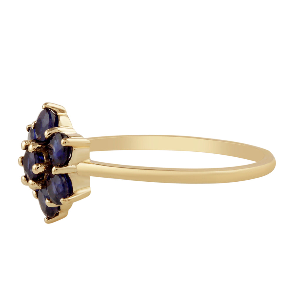 Anillo de Oro 9K con Zafiro de Tailandia 3 