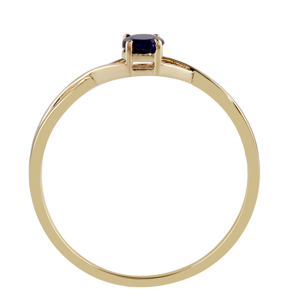 Anillo de Oro 9K con Zafiro de Tailandia 3 