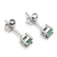 Pendientes de Plata con Esmeralda de Brasil