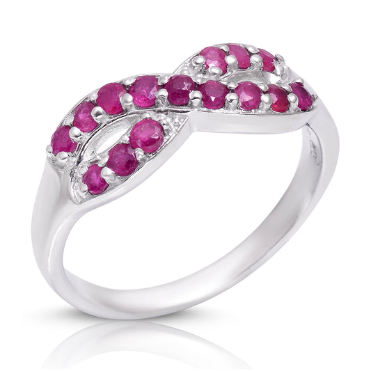Anillo de Plata con Rubí de Madagascar