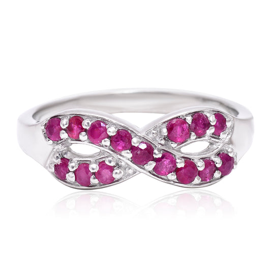 Anillo de Plata con Rubí de Madagascar