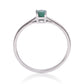 Anillo de Plata con Esmeralda de Brasil