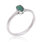 Anillo de Plata con Esmeralda de Brasil
