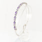 Brazalete de Plata con Amatista de Marruecos