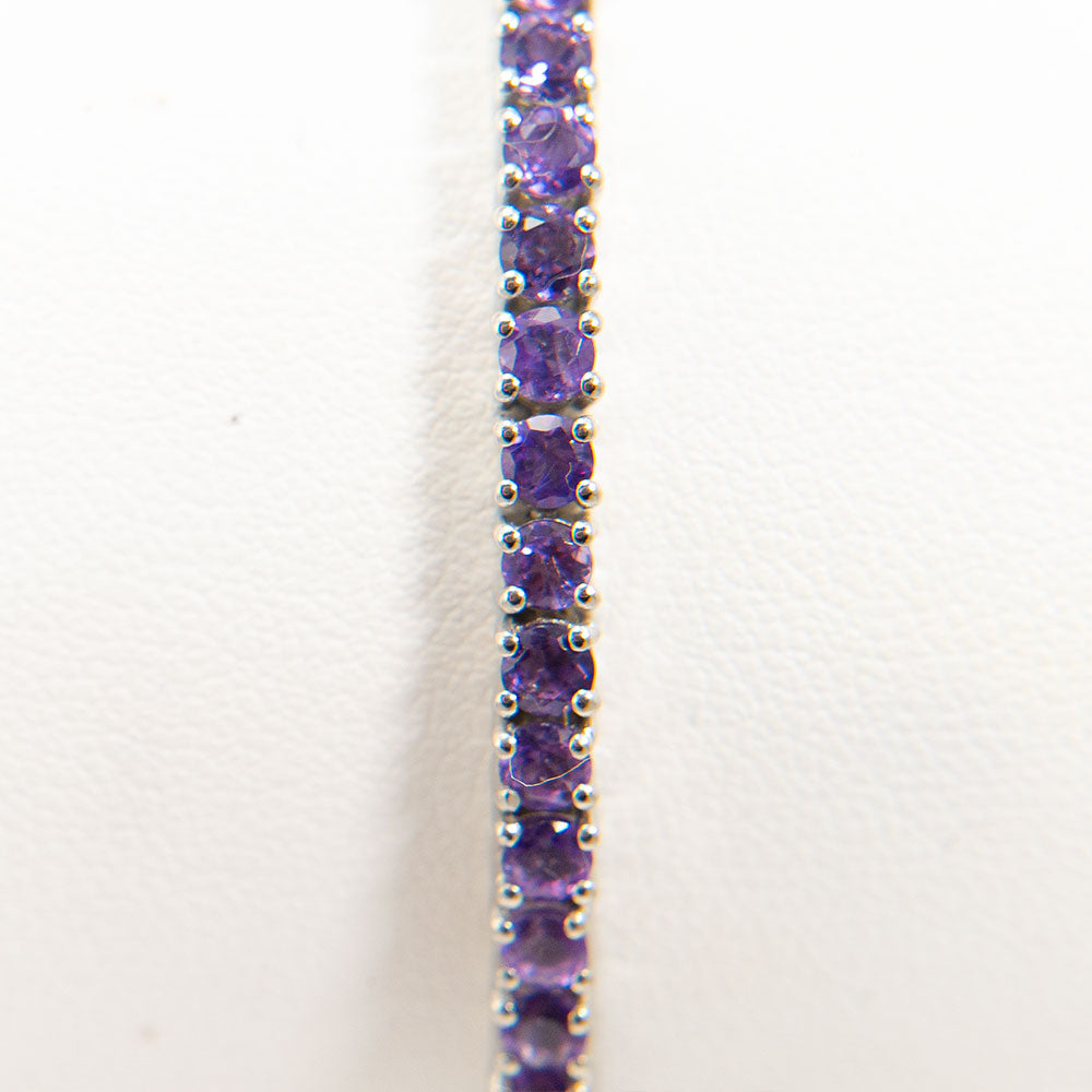 Pulsera de Plata con Amatista de Marruecos 2 